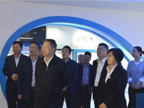 省总工会马永青副主席一行来人生就是博官网集团调研职工文化及阵地建设工作